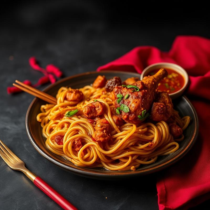 Indo-chinese noodles